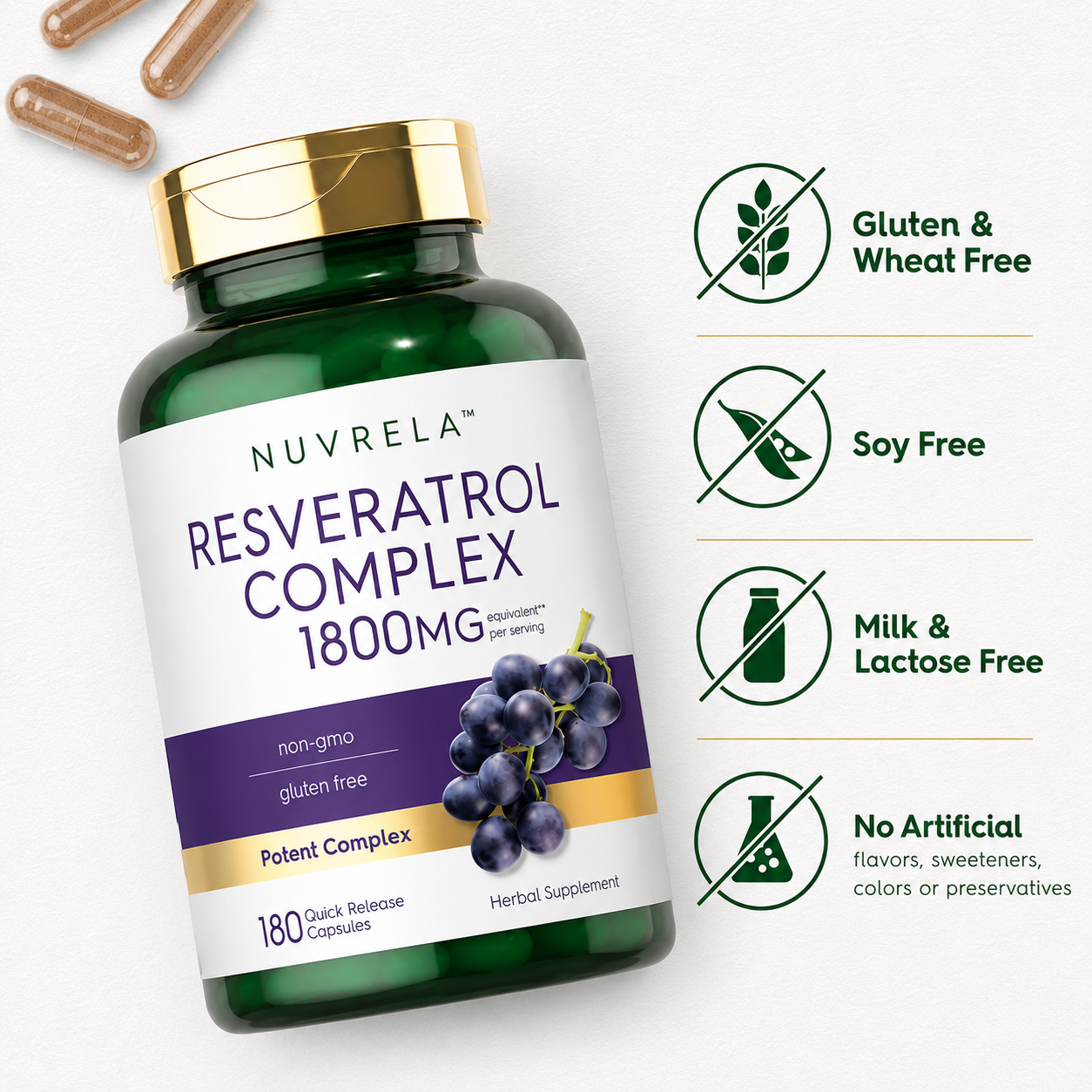 Nuvrela™ Resveratrol — Complete Your Longevity Stack