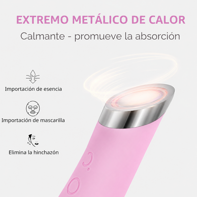 Nuvrela™ Cepillo Sónico de Limpieza Facial + Función de Calentamiento