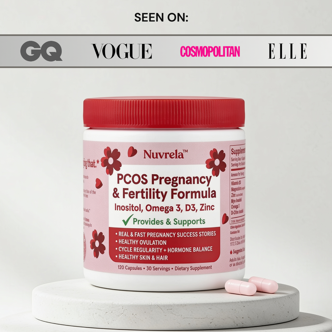 Nuvrela™ PCOS Pregnancy & Fertility Formula (Inositol + Vitamins)