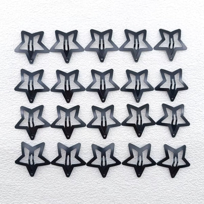 Nuvrela™ Metal Star Hair Clips (12 Count)