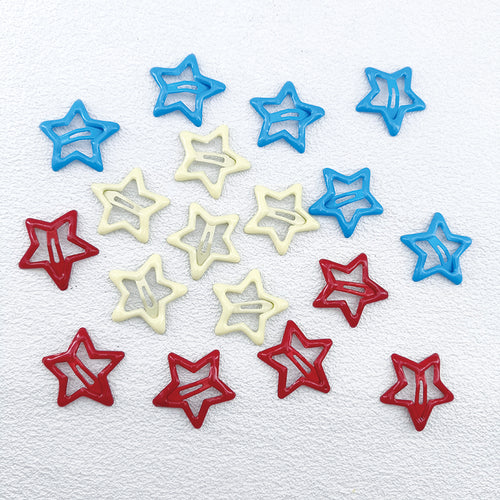 Nuvrela™ Metal Star Hair Clips (12 Count)