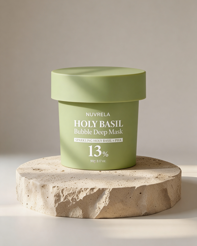 Nuvrela™ Korean Basil Bubble Mask For "Camera-Ready Skin"