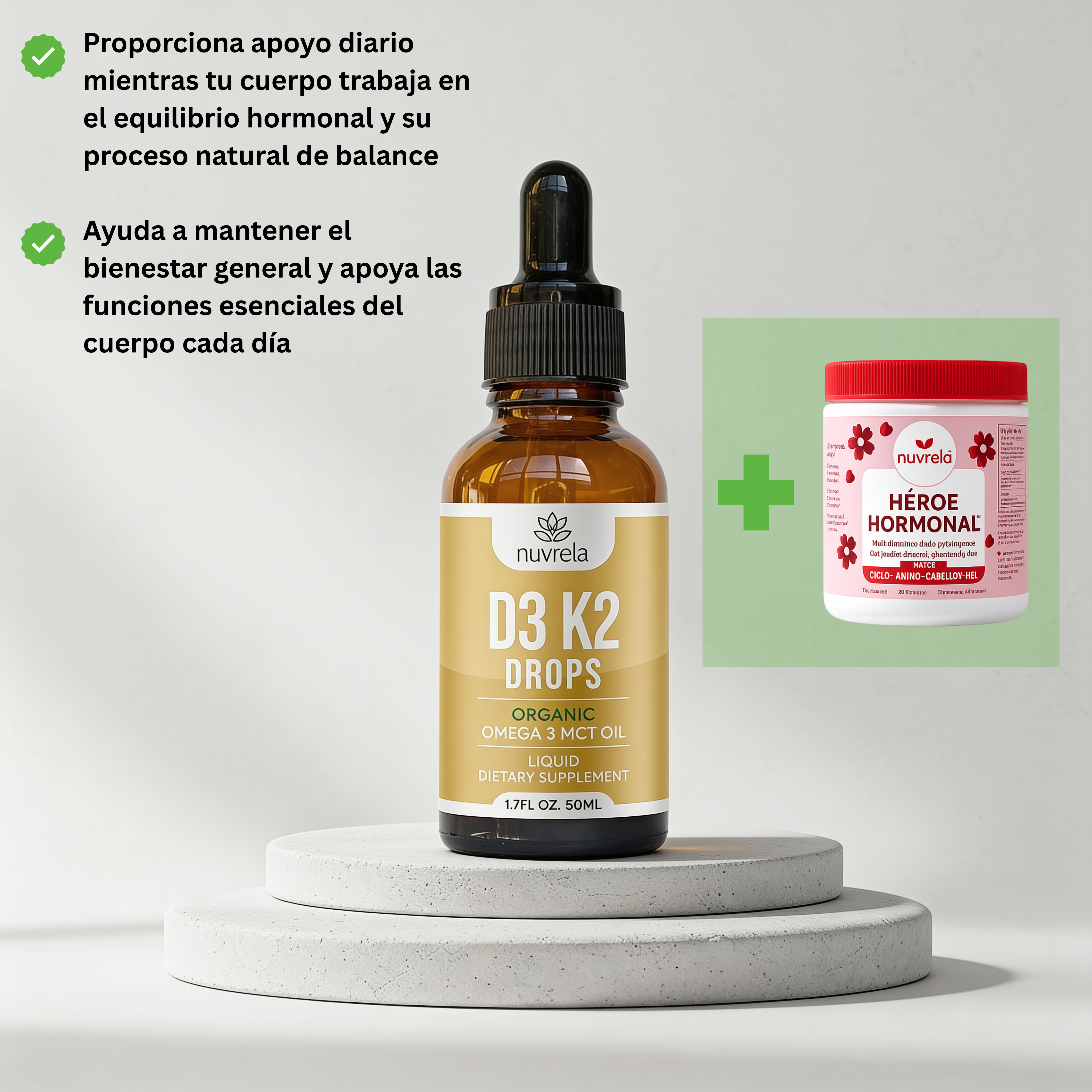 Nuvrela™ Gotas Orales Complementarias de Nutrientes
