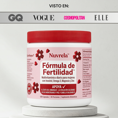 Nuvrela™ Fórmula para el Embarazo y la Fertilidad con SOP/PCOS (Inositol + Vitaminas)