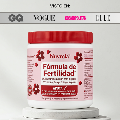 Nuvrela™ Fórmula para el Embarazo y la Fertilidad con SOP/PCOS (Inositol + Vitaminas)
