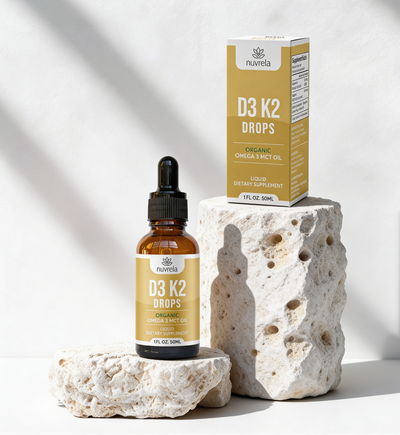 Gotas para la energía y la vitalidad naturales (vitamina D3 + K2)